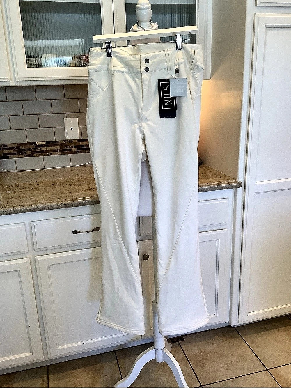 NILS “Betty” Ski Pants White Size 10 NWT